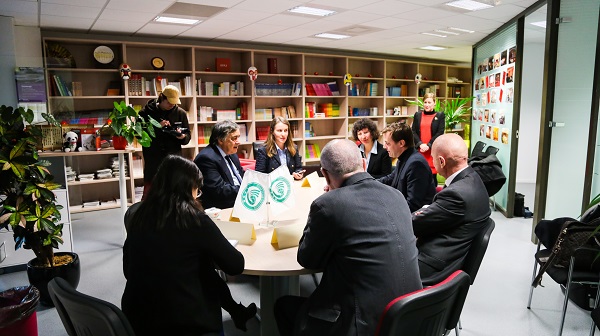 意大利巴勒莫市市长访问法国蒙彼利埃孔子学院