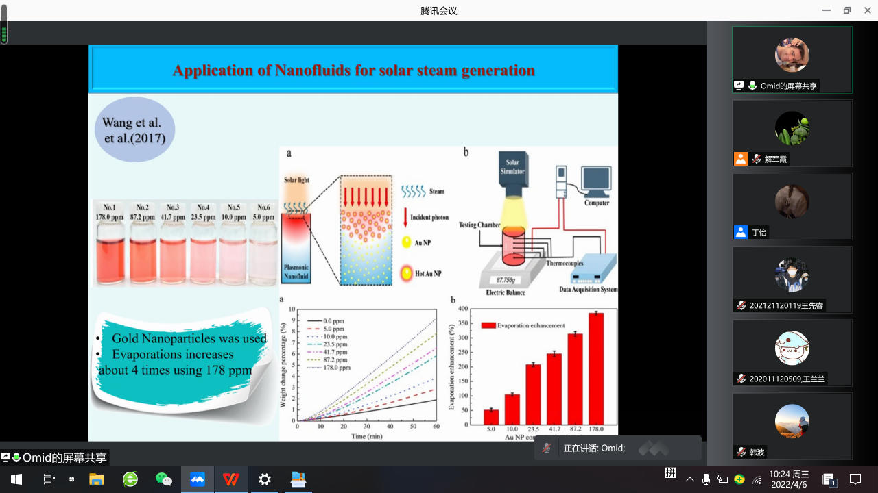西安交通大学Omid Mahian教授做客学术沙龙