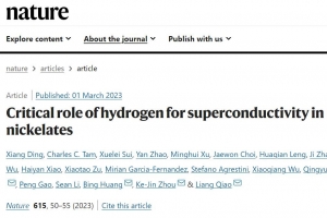 又一篇Nature！电子科大在镍基超导研究取得新突破！