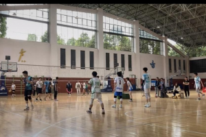 格拉斯哥学院夺得2024年“成电杯”排球赛冠军