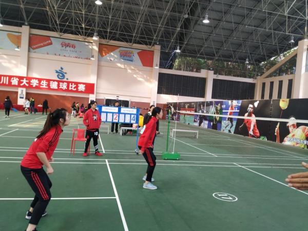2018年四川省大学生毽球比赛在我校举行
