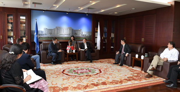 加拿大英属哥伦比亚大学代表团来校洽谈合作