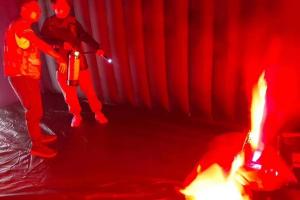 学校举行2019年“119”消防宣传体验及疏散演练活动