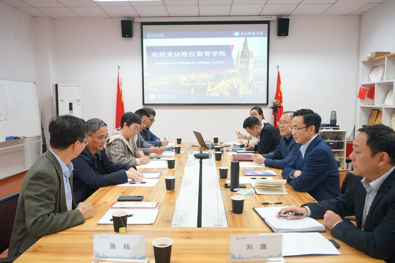 中国联通公司来访格拉斯哥学院洽谈合作