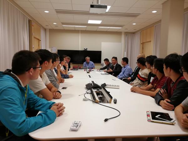 学校代表团出访欧洲合作院校