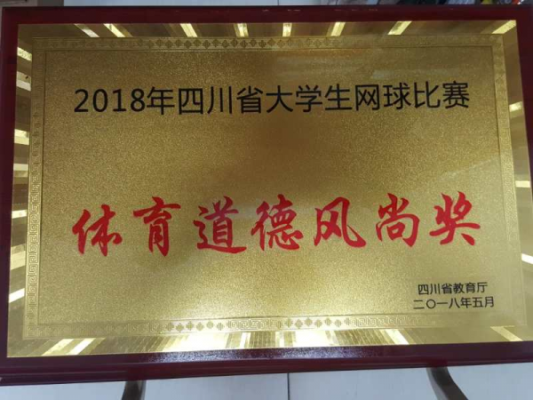 我校网球队在四川省大学生网球比赛中取得佳绩