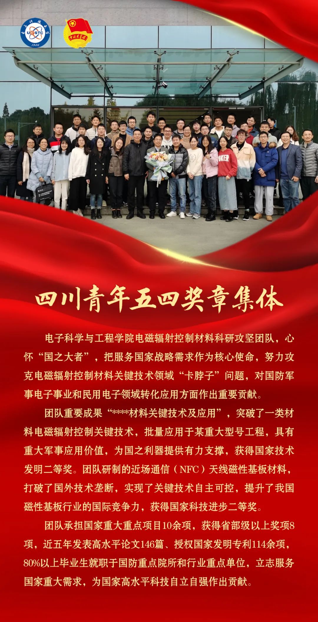 【主题教育】我校师生获“全国优秀共青团干部”“四川青年五四奖章”等荣誉