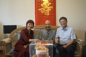 曹萍书记看望百岁老人刘树杞教授