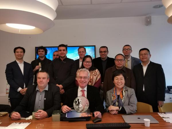 学校代表团出访法国阿联酋合作院校