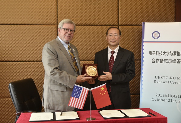 美国罗格斯大学代表团来校访问