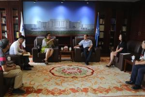 里斯本大学国立自然历史与科学博物馆馆长Marta教授来校访问