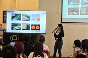 机电学院林世玑副教授讲解奇妙的微观世界“液滴撞击的物理与应用”