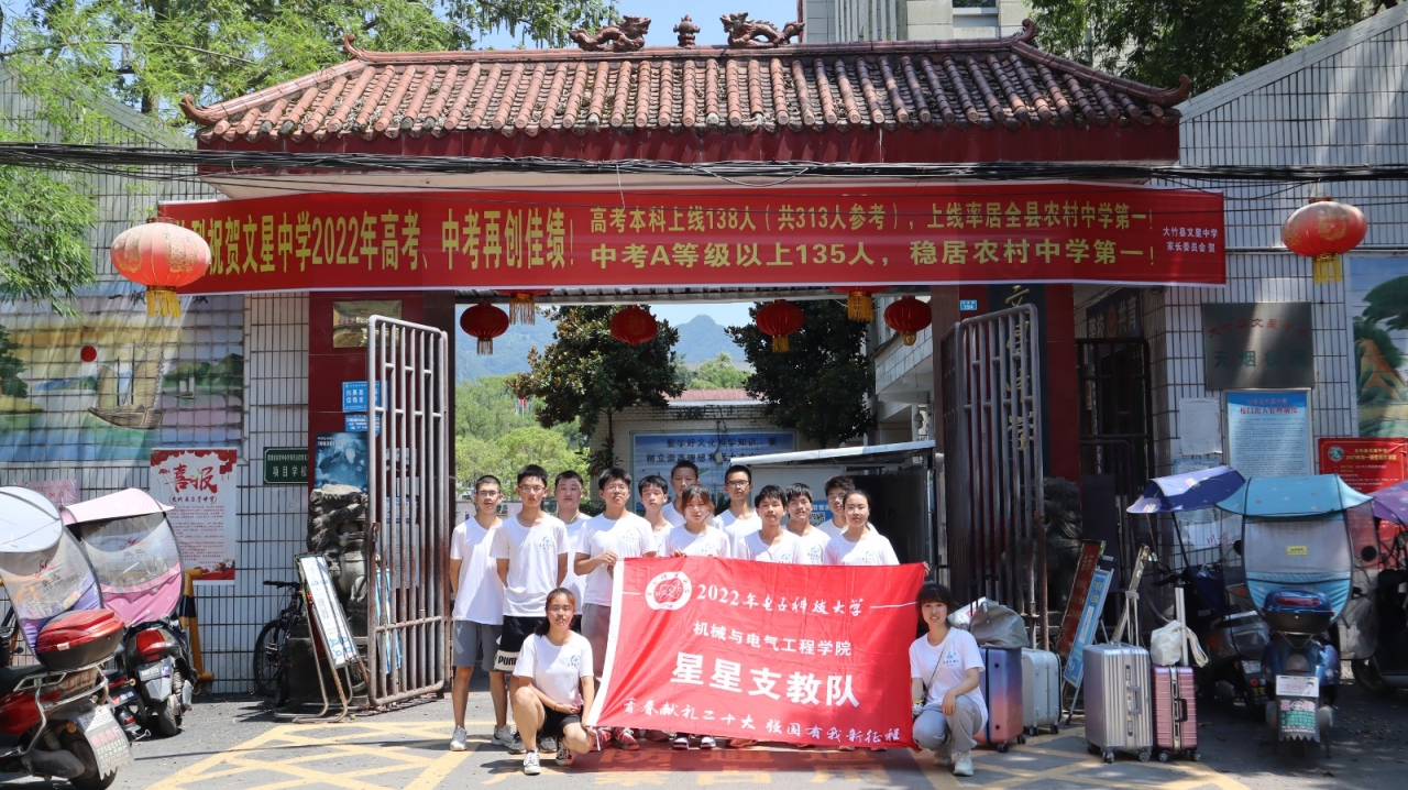 【实践】机电学院星星支教队开展“感悟光荣党史，传承红色基因”主题活动