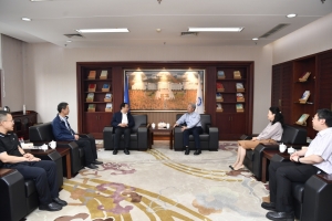 西北工业大学党委常务副书记程基伟一行来校调研