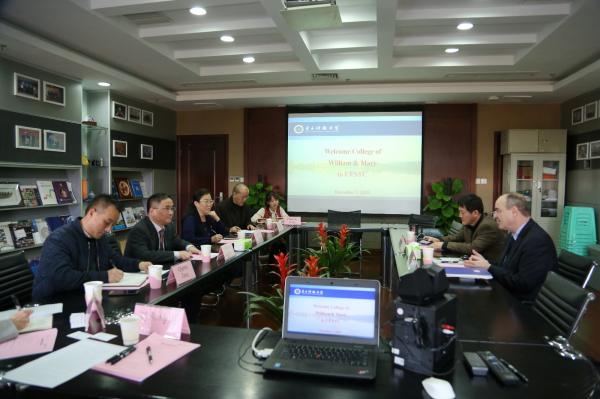 美国威廉玛丽学院副校长一行来校访问