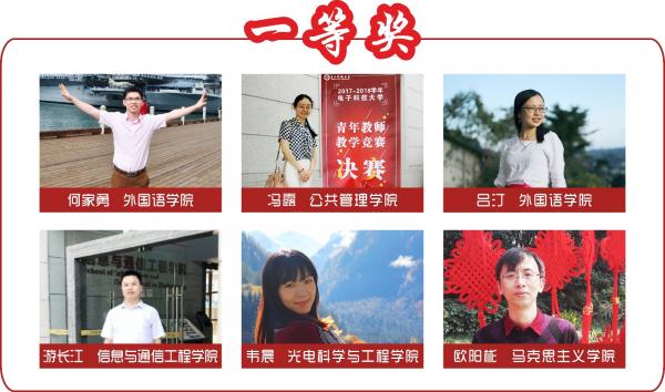 2017-2018学年青年教师教学竞赛结果揭晓