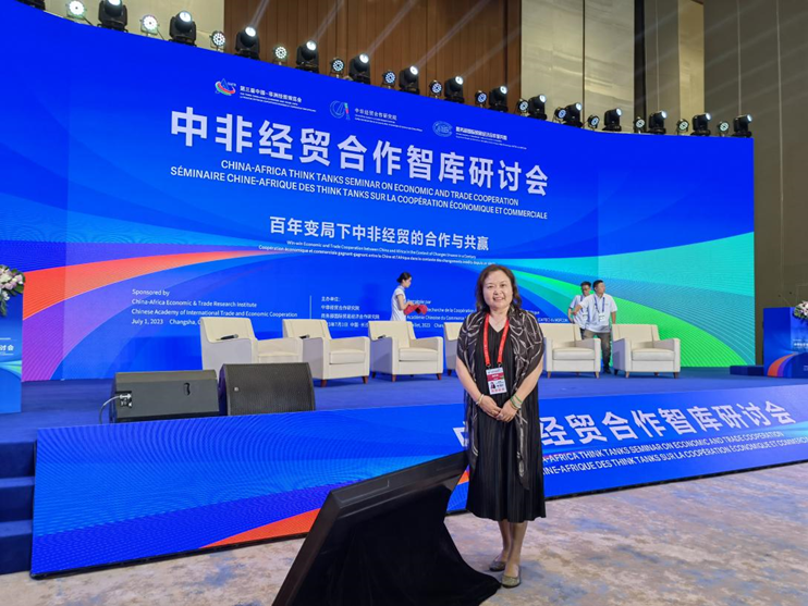 电子科技大学西非研究中心主任赵蜀蓉教授应邀参加中非经贸合作智库研讨会